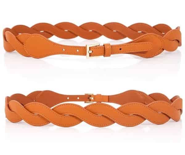 Women's braided belt